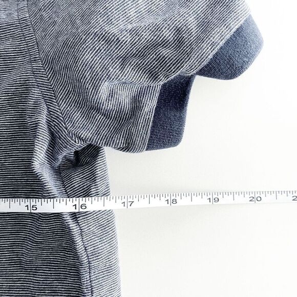 Original Penguin Men's Heritage Slim Fit Striped Polo Shirt Blue White Medium - Picture 5 of 5